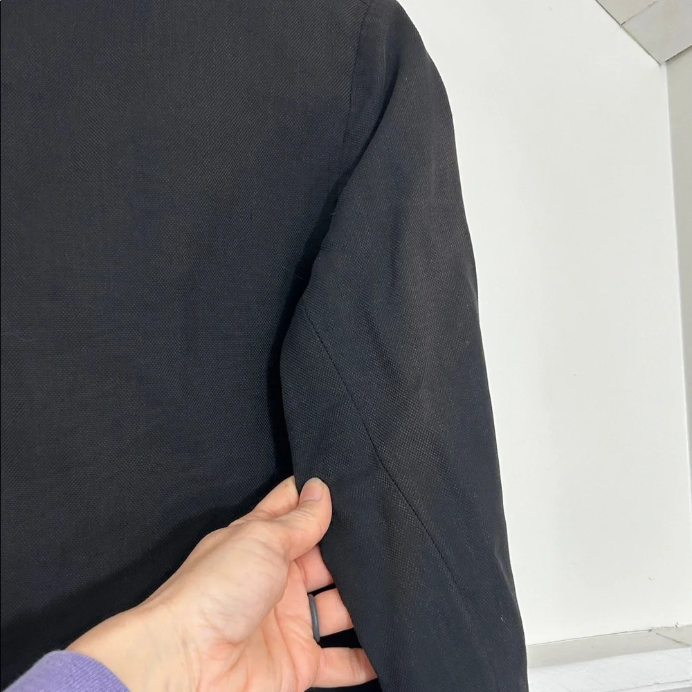 Apiece Apart Black Cotton Viscose One Button Blazer size 6 - Picture 7 of 12